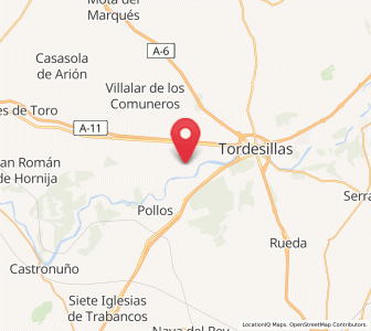 Map of Torrecilla de la Abadesa, Castille and León