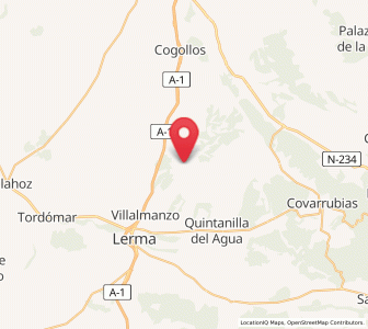 Map of Torrecilla del Monte, Castille and León