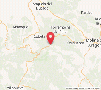 Map of Torrecilla del Pinar, Castille-La Mancha