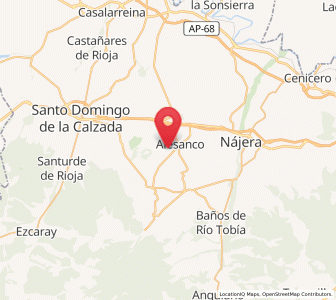 Map of Torrecilla sobre Alesanco, La Rioja