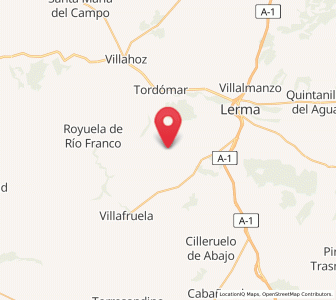 Map of Torrecitores, Castille and León
