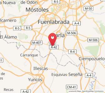 Map of Torrejón de la Calzada, Madrid