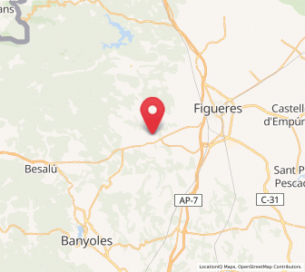 Map of Torremirona, Catalonia