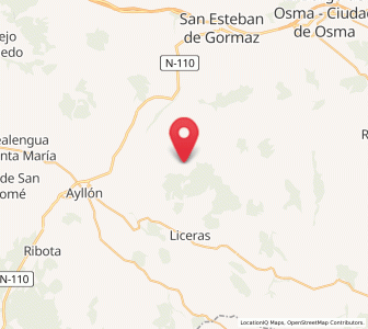 Map of Torremocha de Ayllón, Castille and León