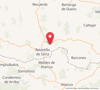 Map of Torrevicente, Castille and León