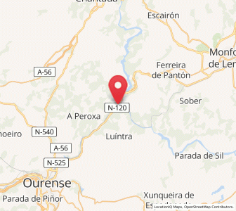 Map of Torrón, Galicia