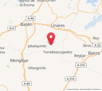 Map of Torrubia, Andalusia