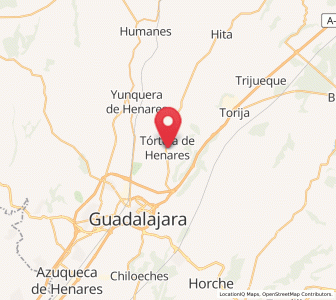 Map of Tórtola de Henares, Castille-La Mancha