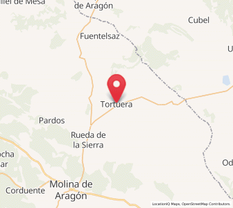 Map of Tortuera, Castille-La Mancha
