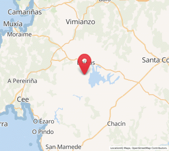 Map of Touzas, Galicia
