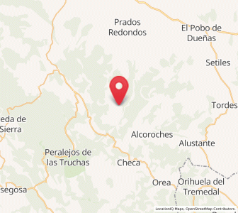 Map of Traid, Castille-La Mancha