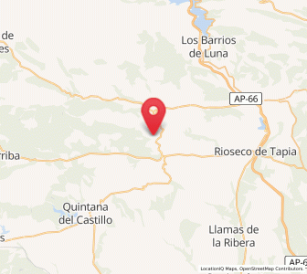 Map of Trascastro de Luna, Castille and León