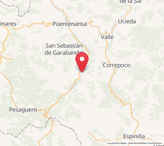 Map of Tudanca, Cantabria