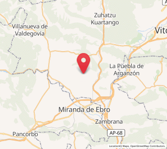 Map of Turiso, Basque Country