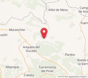 Map of Turmiel, Castille-La Mancha