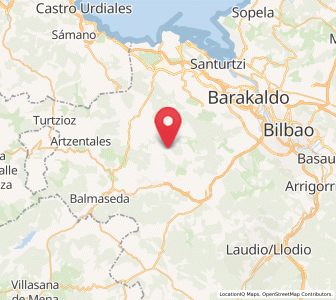 Map of Txabarri, Basque Country