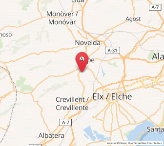 Map of Uchell-Nia, Valencia