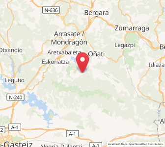 Map of Ugaran, Basque Country