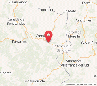 Map of Umbría, Aragon