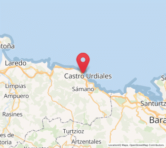 Map of Urdiales, Cantabria