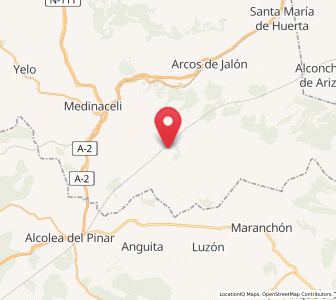 Map of Ures de Medinaceli, Castille and León