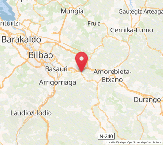 Map of Urgoiti, Basque Country