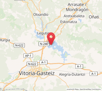 Map of Uribarri Ganboa, Basque Country