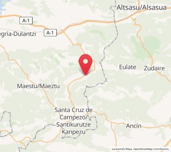 Map of Uribarri Harana / Ullíbarri Arana, Basque Country