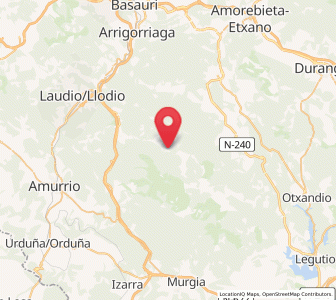 Map of Urigoiti, Basque Country