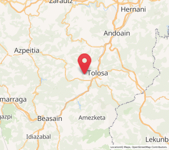 Map of Urkizu, Basque Country