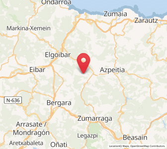 Map of Urrategi, Basque Country