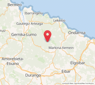 Map of Urriola, Basque Country