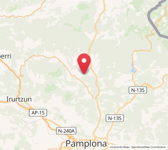 Map of Urritzola, Navarre
