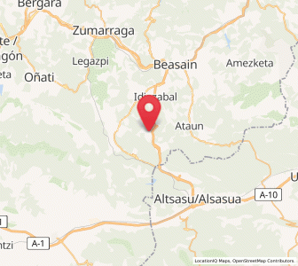Map of Urtsuaran, Basque Country