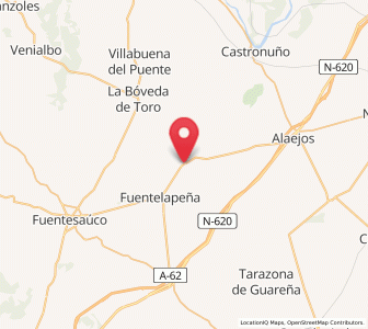 Map of Vadillo de la Guareña, Castille and León