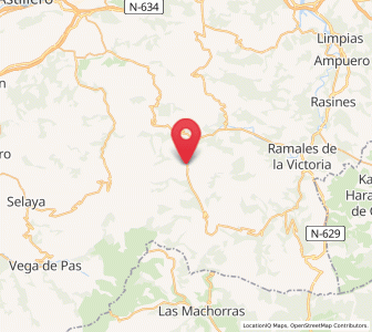 Map of Val de Asón, Cantabria
