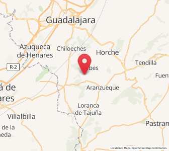 Map of Valdarachas, Castille-La Mancha