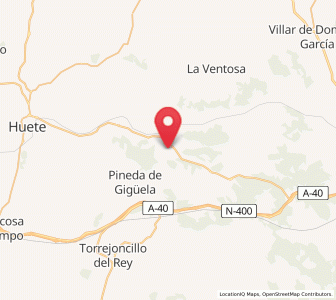 Map of Valdecolmenas de Abajo, Castille-La Mancha