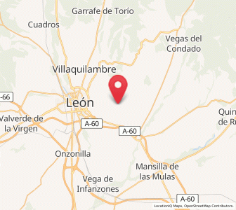 Map of Valdefresno, Castille and León