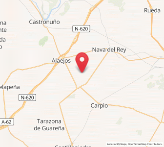 Map of Valdefuentes, Castille and León