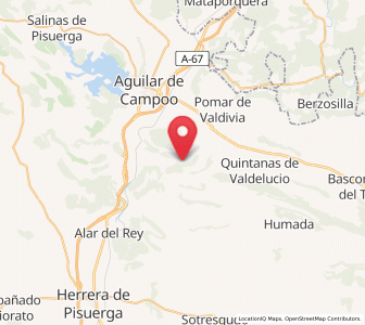 Map of Valdegama, Castille and León
