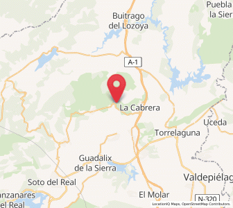 Map of Valdemanco, Madrid