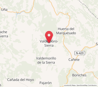 Map of Valdemoro-Sierra, Castille-La Mancha