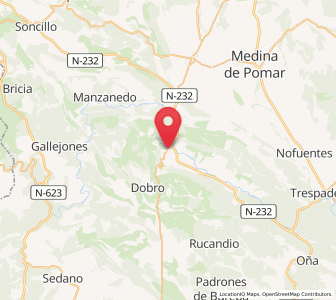 Map of Valdenoceda, Castille and León