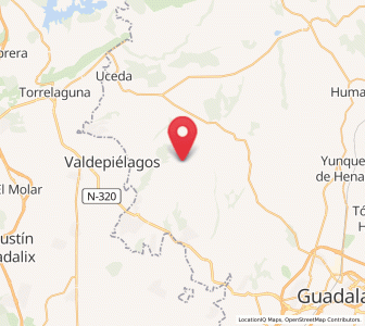 Map of Valdenuño-Fernández, Castille-La Mancha