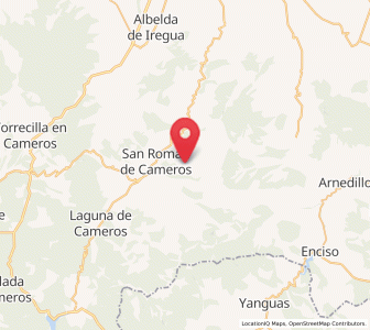 Map of Valdeosera, La Rioja