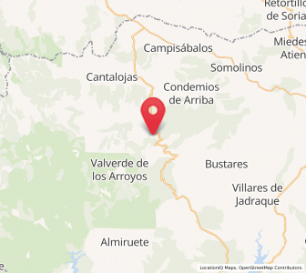 Map of Valdepinillos, Castille-La Mancha