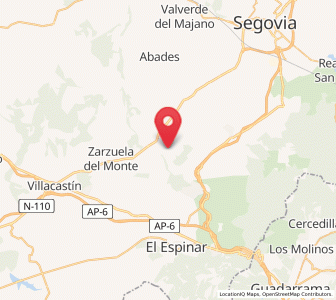 Map of Valdeprados, Castille and León