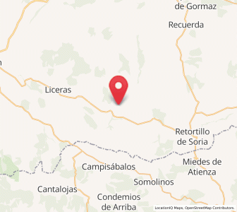 Map of Valderromán, Castille and León