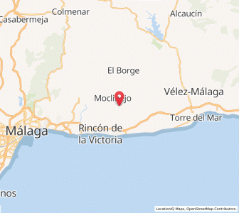 Map of Valdés, Andalusia
